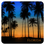 Thumbnail: Florida Palm Trees and Twilight Sky Coaster or Magnet