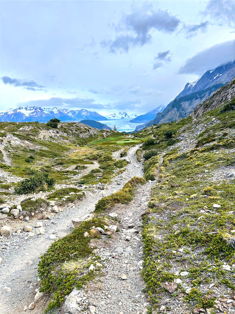 Hike from Paine Grande to Mirador Grey