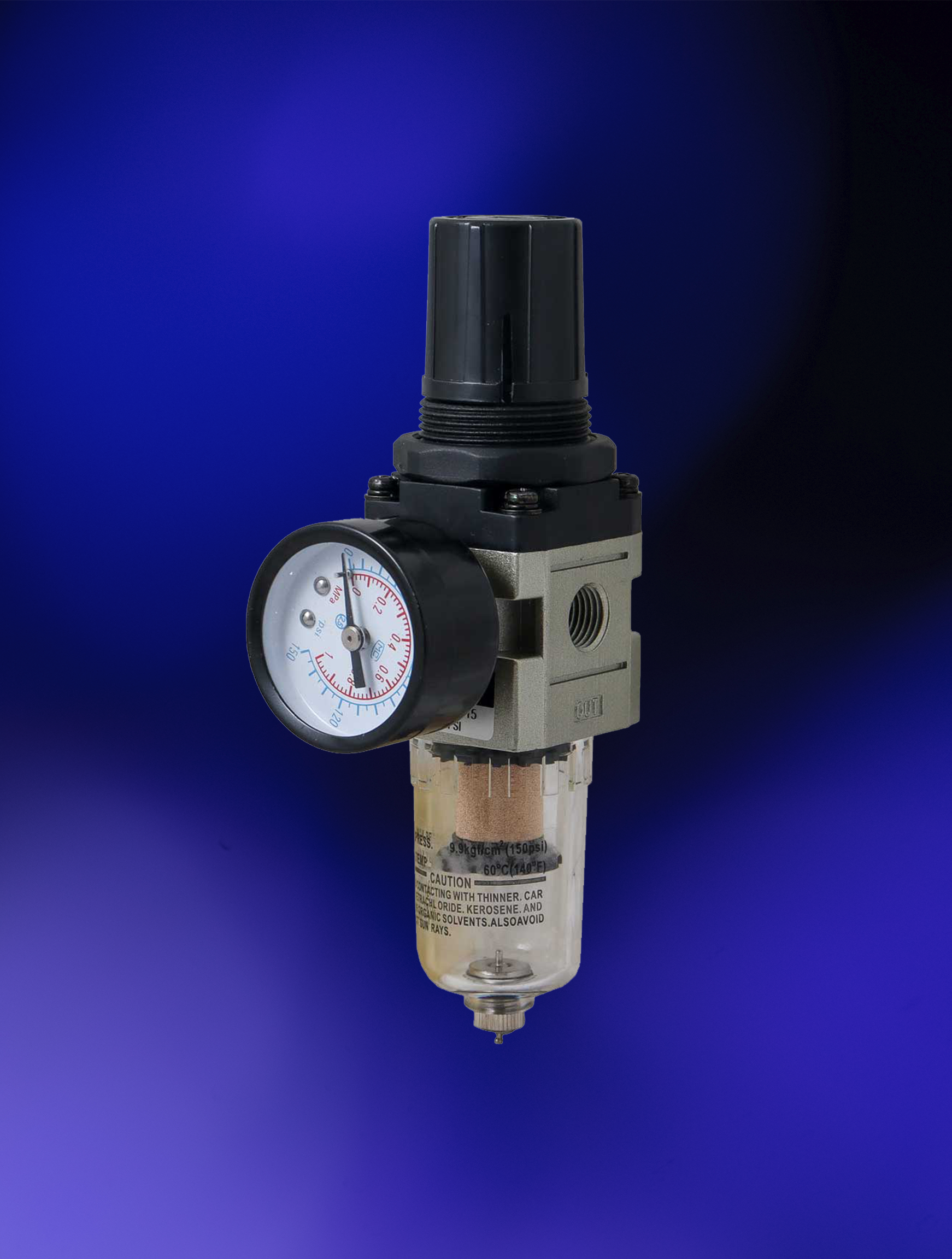 Filtro regulador de aire 1/4" NPT