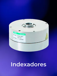 Indexador rotativo industrial (rotary table) para posicionamiento preciso en estaciones de ensamble automatizadas.