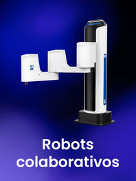 Robot colaborativo para automatización industrial, ideal para tareas de ensamblaje, pick and place y empaquetado.