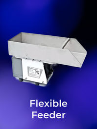 Flexible feeder para alimentación inteligente de piezas en sistemas automatizados de producción.