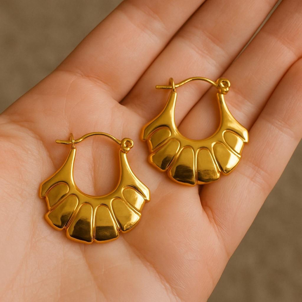 Chunky Hoops Earrings Bucket