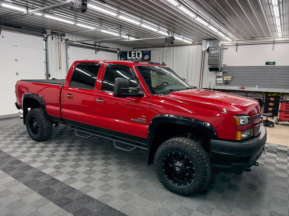 Red chevy duramax