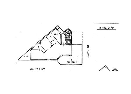 Trilocale di 100 mq con 2 terrazzi di oltre 80 mq