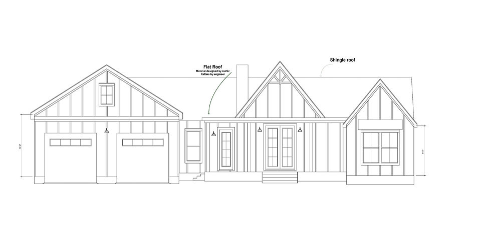 Front Elevation Blueprint