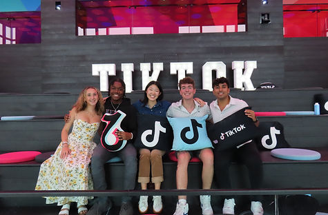 Arjun and coworkers at TikTok HQ