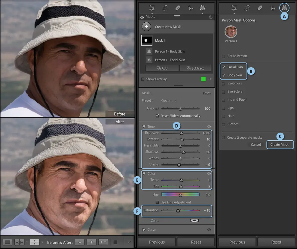 דוגמא זו מציגה את שלבי הטיפ