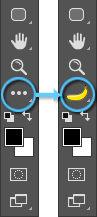 Banana in Toolbar.png