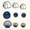 Thumbnail: blue seashells chipboard