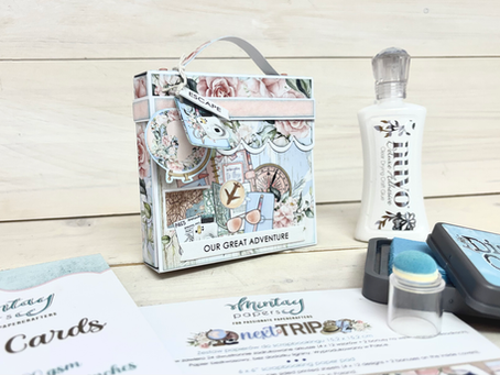 Creative Chaos in Carry-On Size âď¸ Mini Suitcase Folio