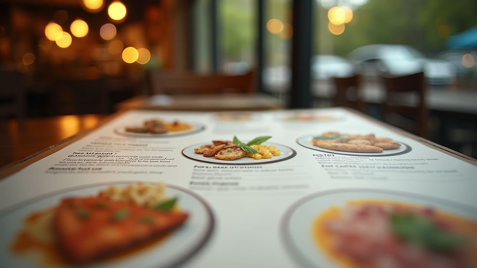 Menu Design Strategies for Restaurant Success
