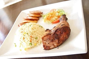 Fried Rice and Chicken