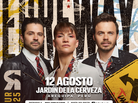 LA FIEBRE REBELDE WAY LLEGA A AREQUIPA: ERREWAY SUMA NUEVO CONCIERTO A SU GIRA MUNDIAL“JUNTOS OTRA VEZ”
