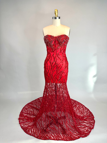 open lace back dress Cam Short Sleeve Ottoman Dress-Ruby Red