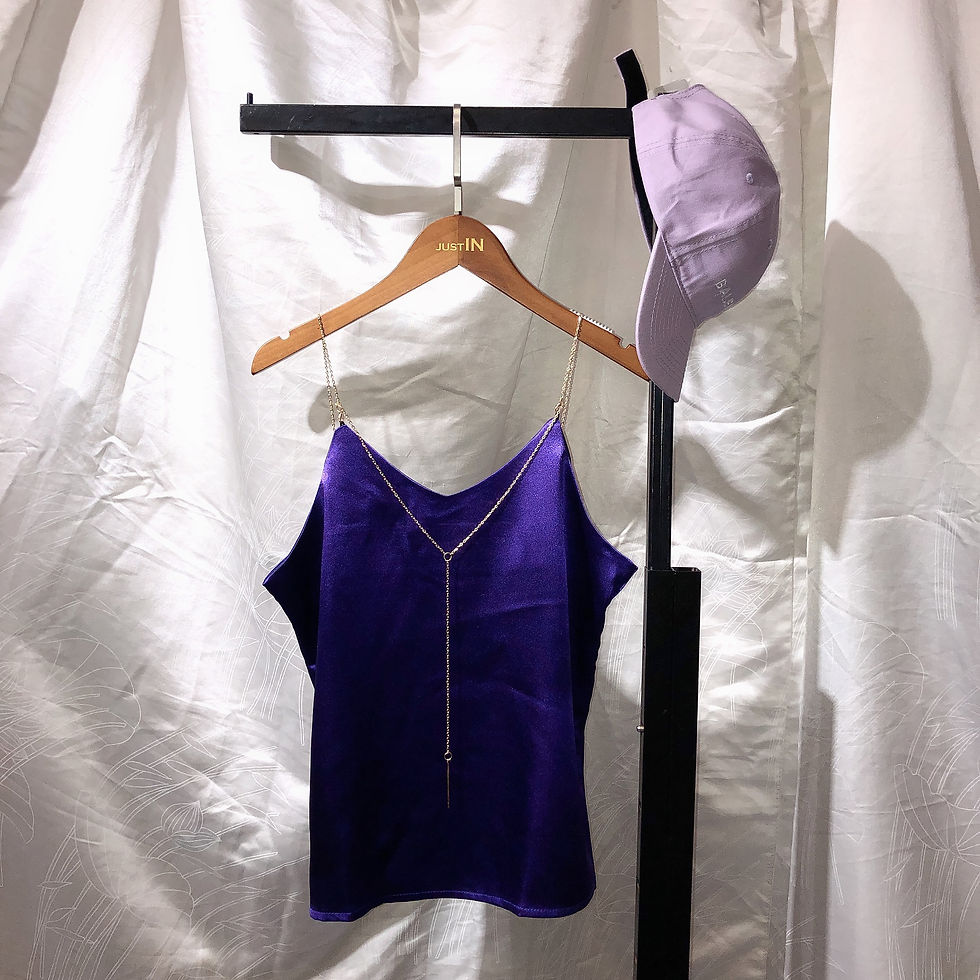 Thumbnail: Satin Singlet With Chain