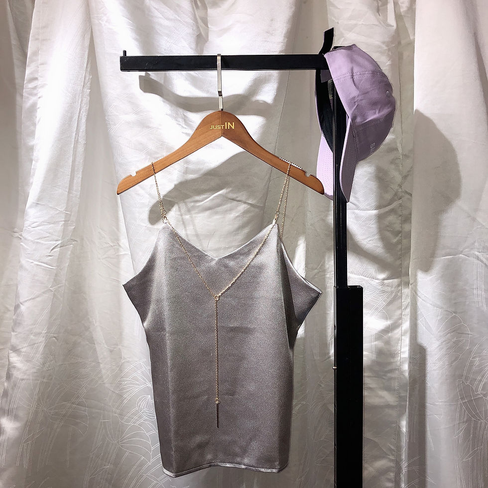 Thumbnail: Satin Singlet With Chain