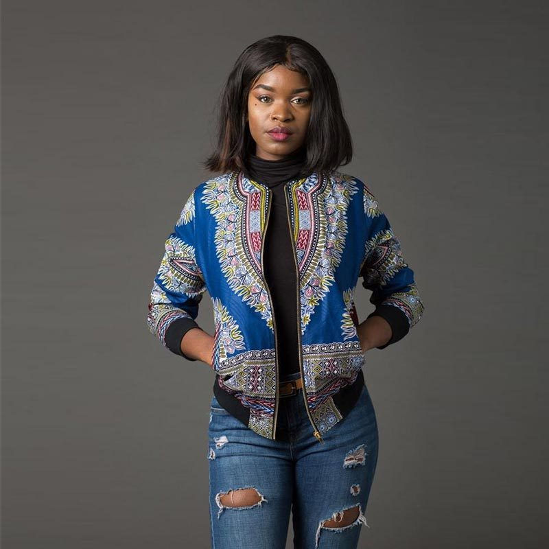 Thumbnail: Dashiki Bomber Jacket