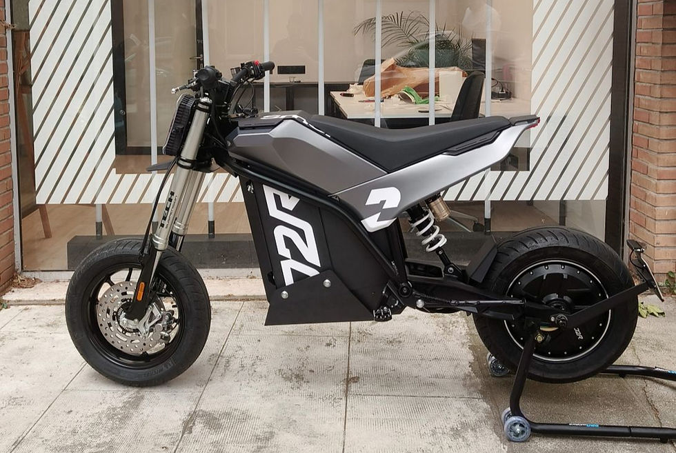 J2R x Anthracite Electric Motorcycle