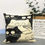 Thumbnail: Set of 4 Cat Cushion Cover Cotton Linen Throw Pillow Case Decorative 18 x 18 inc