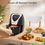 Thumbnail: Air Fryer, Airfryer for Home Use 4.5L Healthy and Oil-Free Cooking