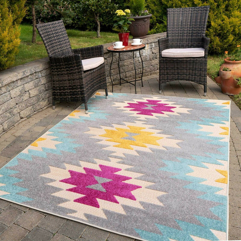 Indoor Outdoor Rugs Patio Garden Area Mat Runner Rug