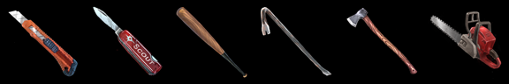The Day We Fall melee weapons