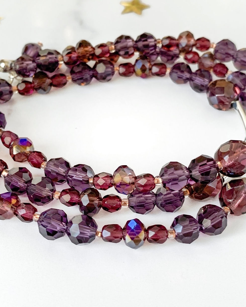 Thumbnail: Boysenberry Sparkle Bracelet