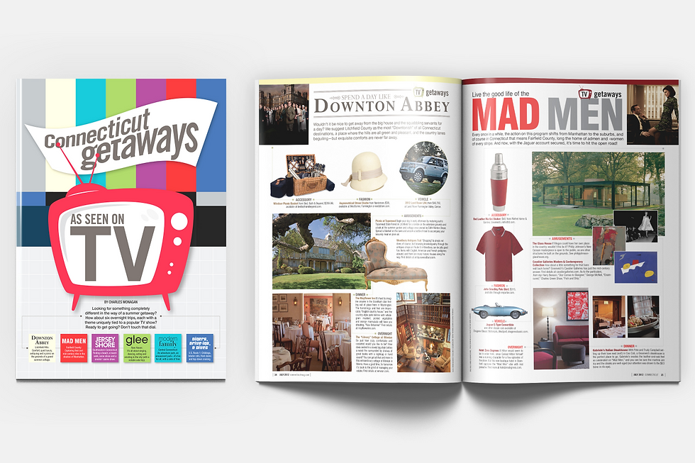 Connecticut Getaways As Seen on TV