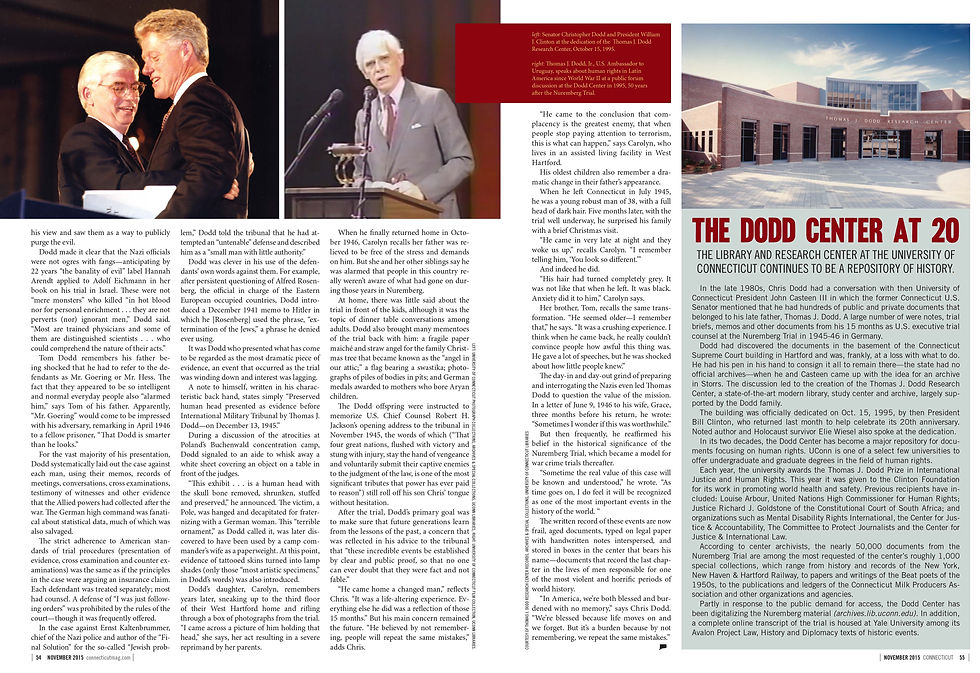 Thomas Dodd at Nuremberg