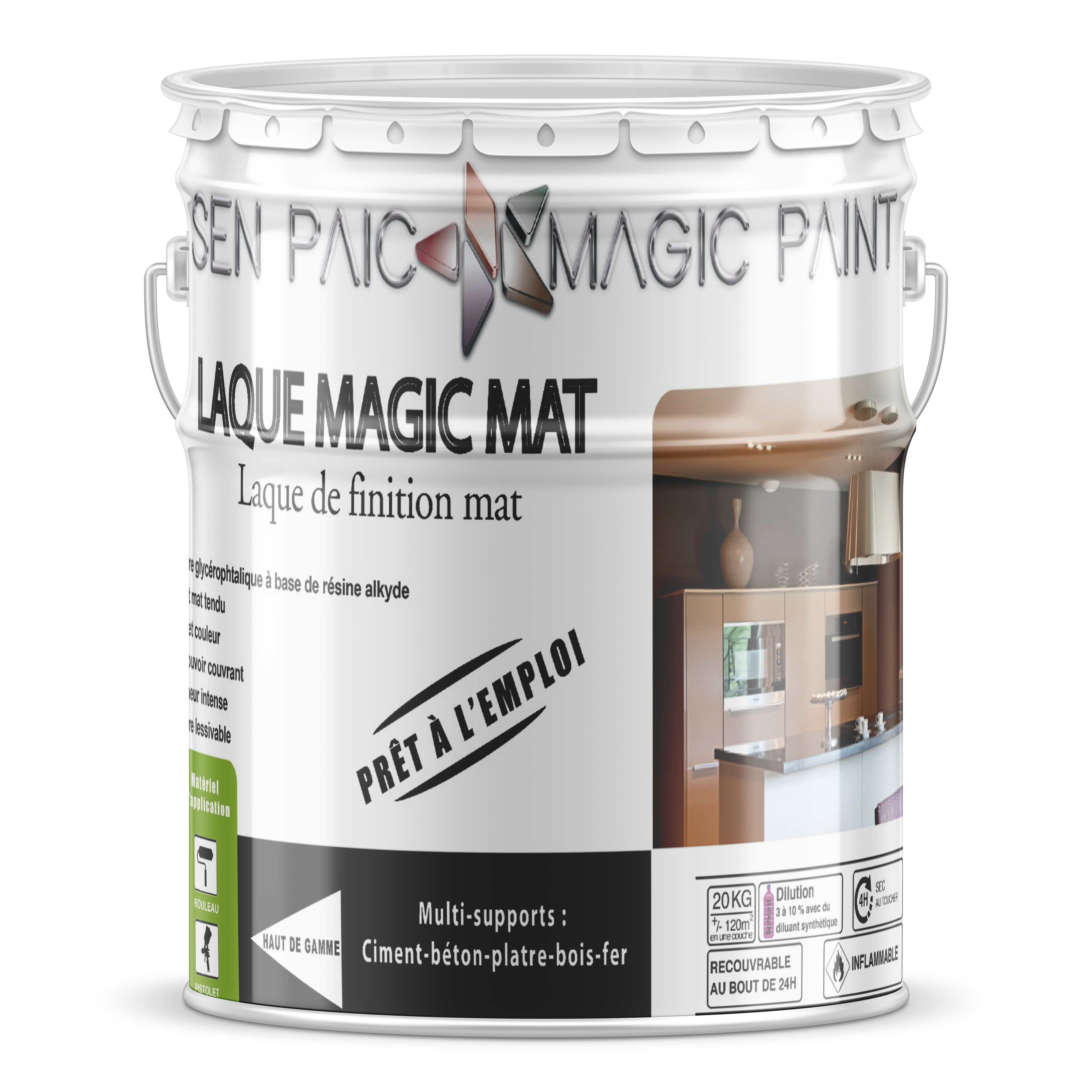 LAQUE MAGIC MAT 1 kg couleur sur commande