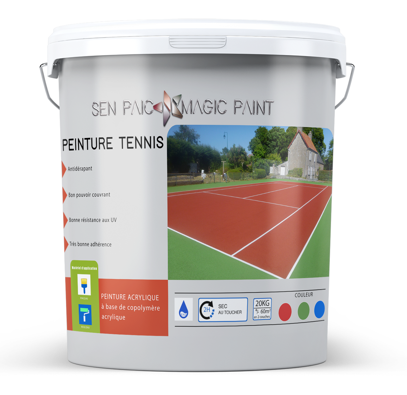 PEINTURE TENNIS 20 kg