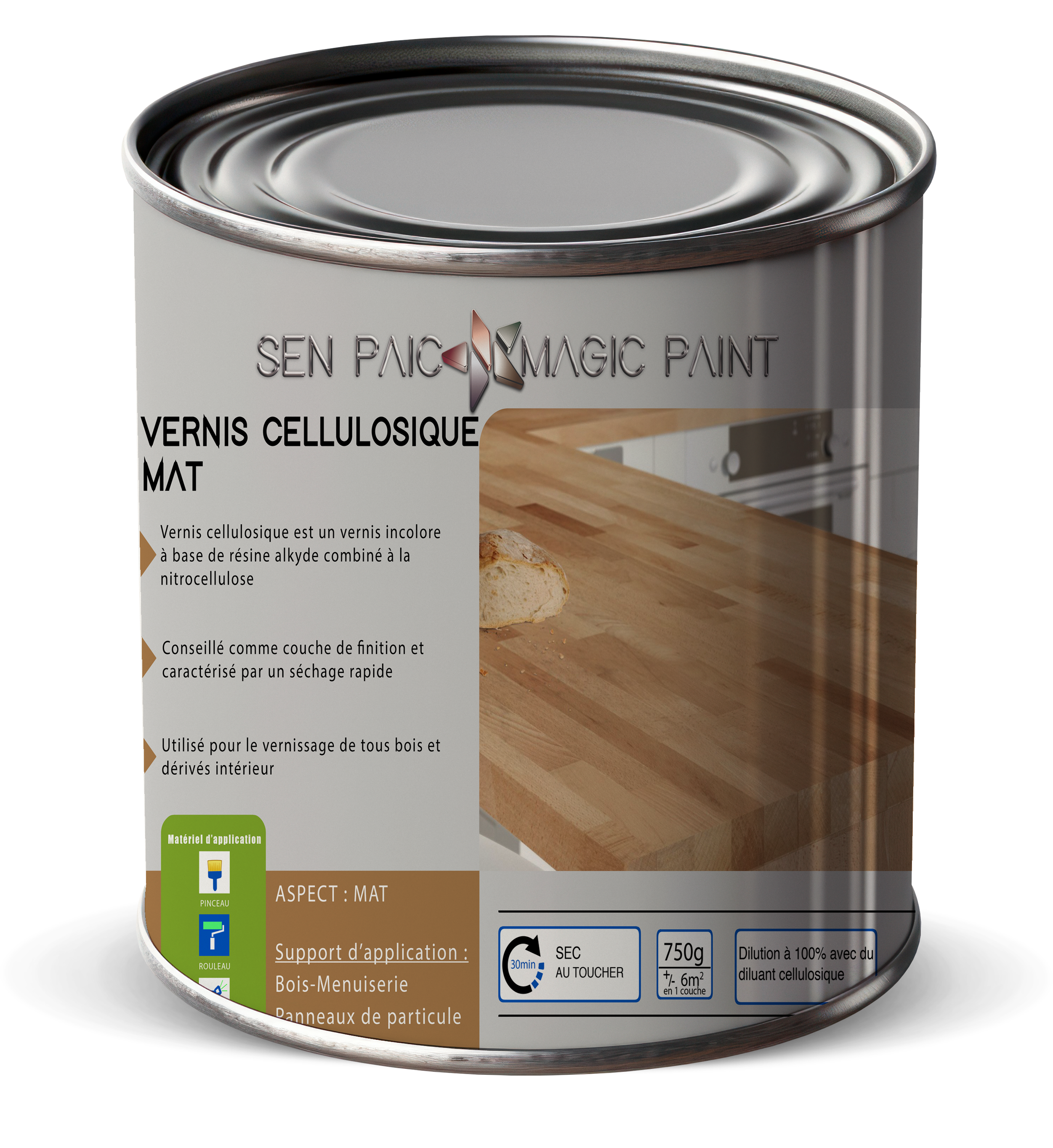 VERNIS CELLULOSIQUE MAT