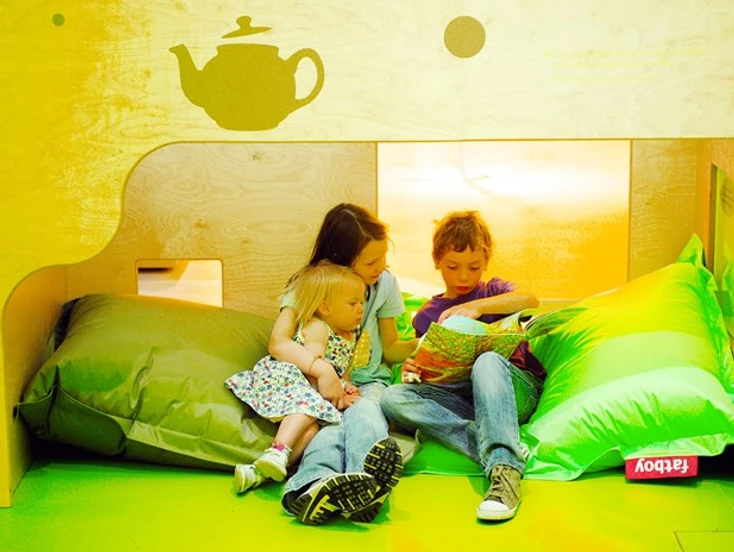 National Museum of Scotland children reading 