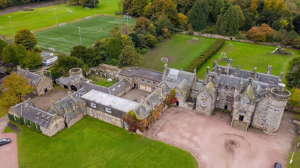 Clifton Hall School Areal shot