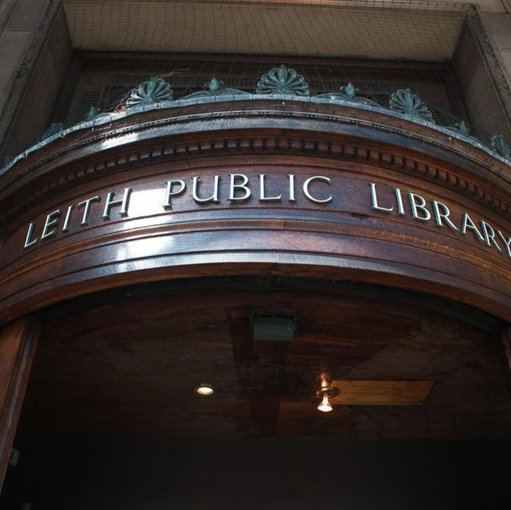 Leith Library Door