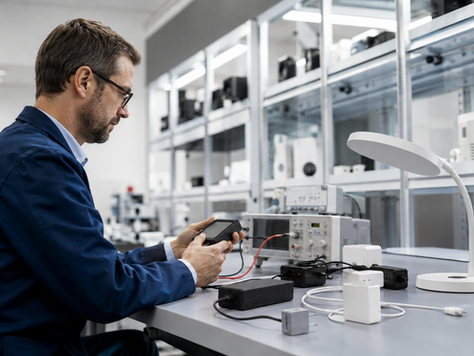 Sicherheitsprüfung von Ladegeräten und Elektroprodukten in einem Schweizer Prüflabor