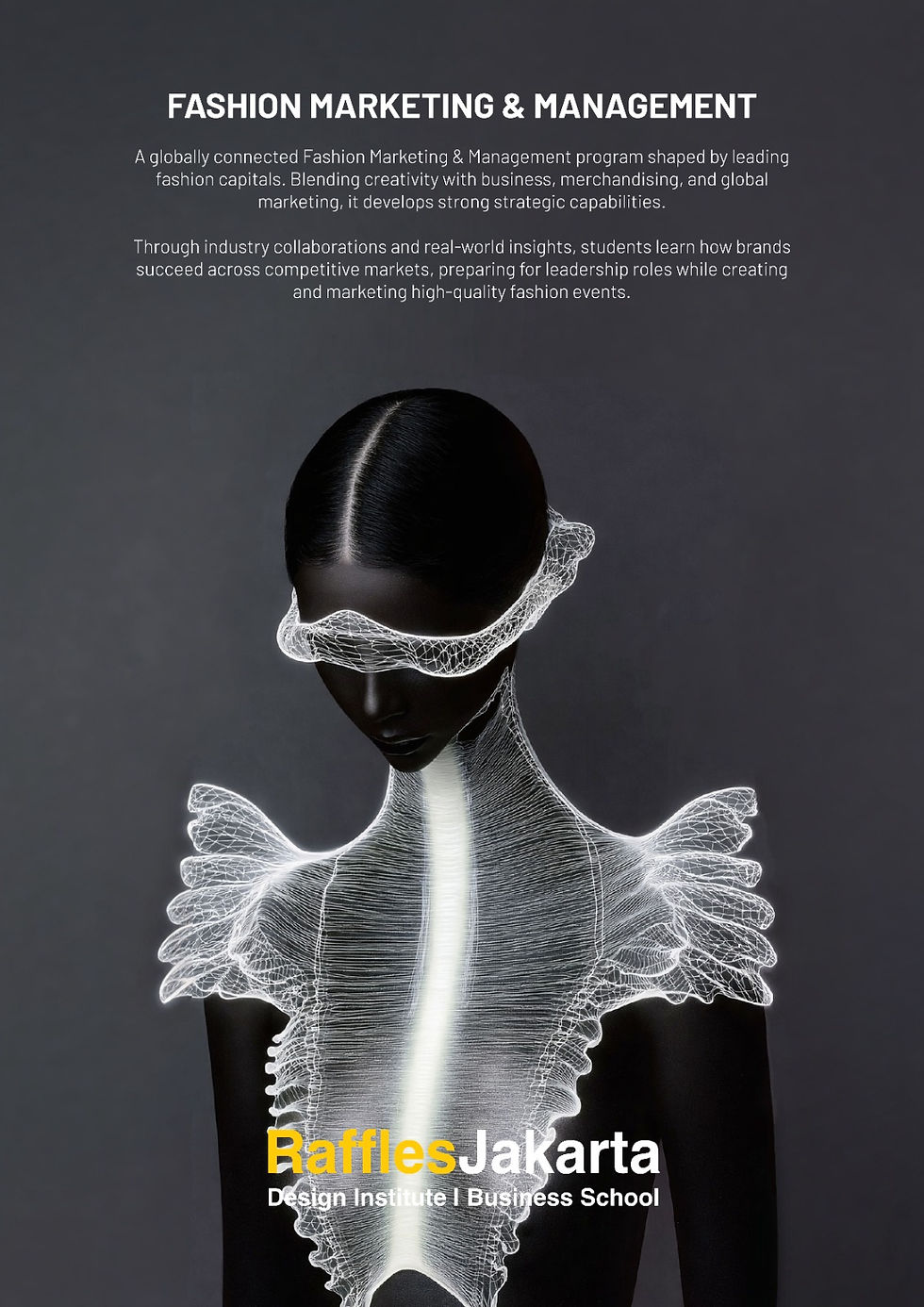 Raffles Jakarta Fashion Marketing & Management poster