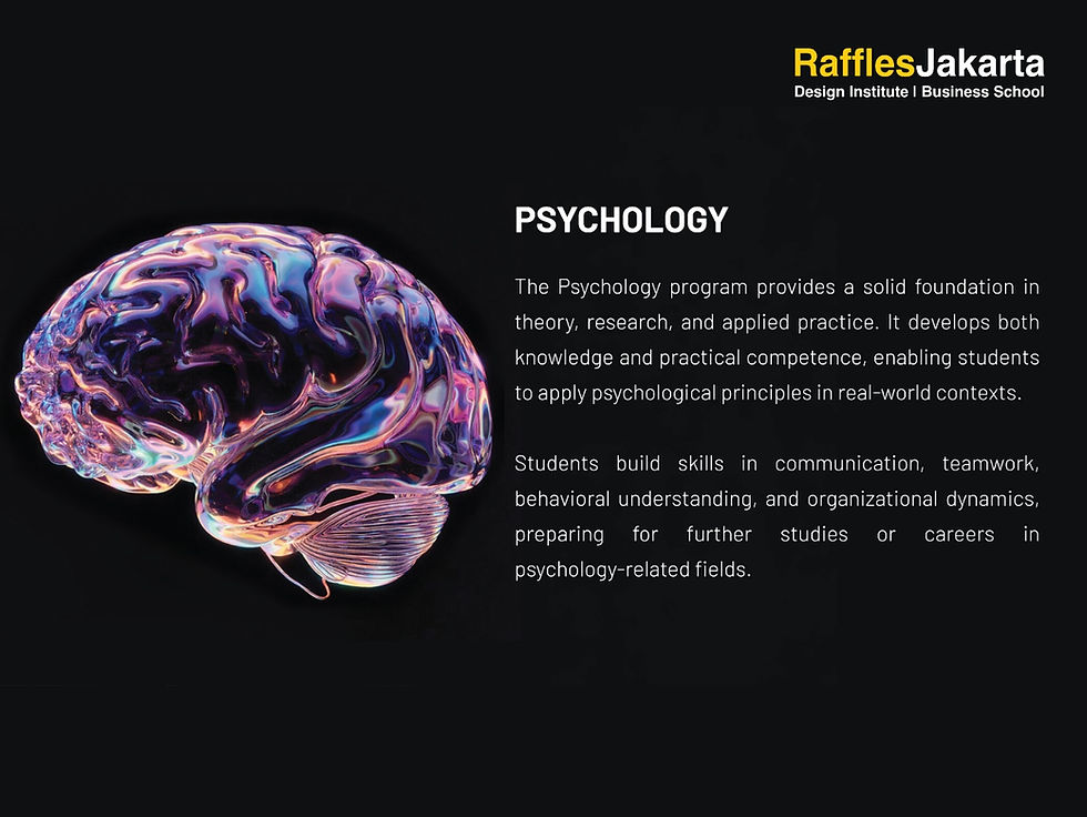Studying Psychology at Raffles Jakarta