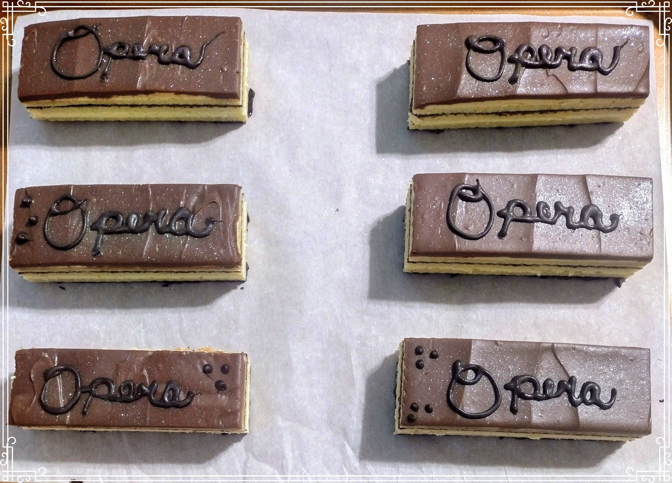 Traditional Baked Goods "opera cake"
