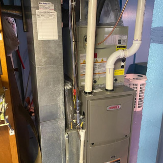 New lennox furnace install