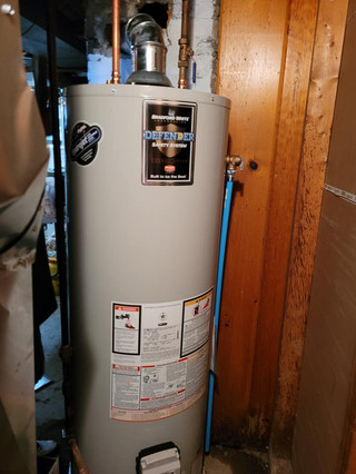 Bradford White water heater install buffalo NY