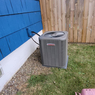 Lennox AC unit install