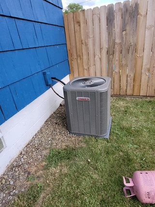 Lennox AC unit install