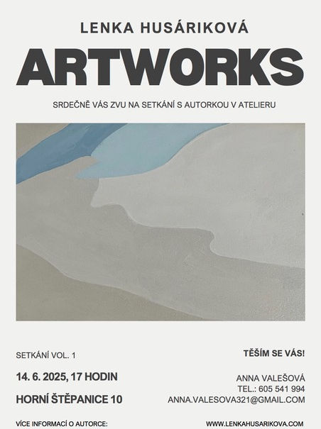 2025 – Open Studio Exhibition, Horní Štěpanice
Studio Display
(curated by Anna Valešová, Horní Štěpanice, 2025)