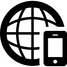 スマートフォンと地球の無料アイコン素材.png