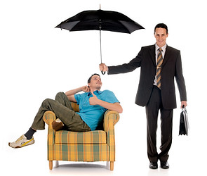Man Holding Umbrella
