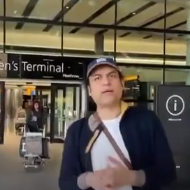 Maharishi Aazaad Landed Heathrow airport London For Upcoming Movie Shakespeare | Bombay Talkies