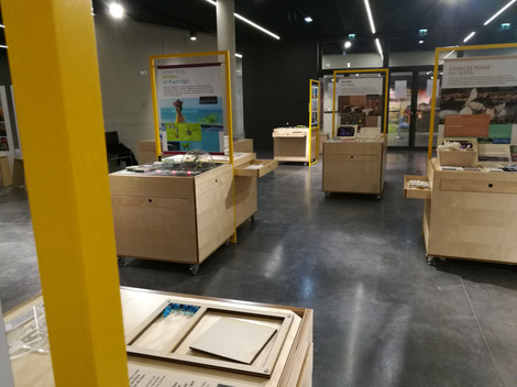 OBLIQUES - scénographie - mobilier - Lacq Odyssée - médiation scientifique - Pau 64