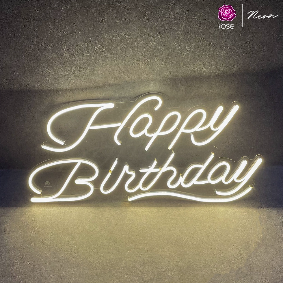Thumbnail: Happy Birthday Neon Sign 1